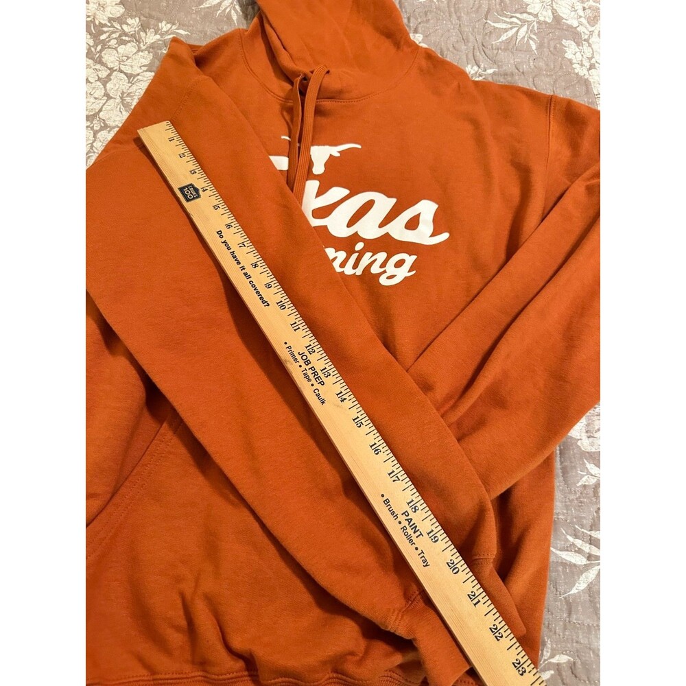 Gildan UT Texas Longhorns Swimming Hoodie Burnt Orange Fleece Sweatshirt Medium - Picture 6 of 6